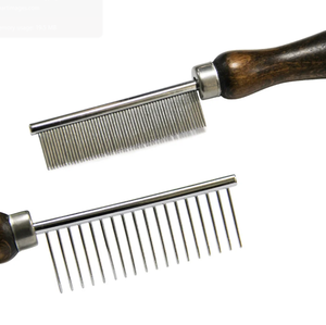 หวีกำจัดขนสัตว์เลี้ยงแบบด้านเดียวทำจากสเตนเลสหวีกำจัดขนสัตว์เลี้ยงออกแบบโลโก้ได้ตามต้องการ - Product Image 2