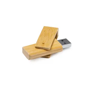 Chiavetta USB in Bambù Personalizzata per Uso Promozionale - Product Image 1