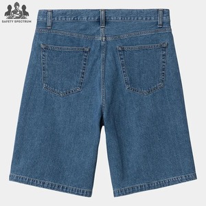 Pantalones Cortos de Mezclilla para Hombre, Cintura Media, con Botones, 100% Algodón, Elásticos, Diseño Sólido y Elegante, Casuales, Transpirables, Servicio OEM Rápido - Product Image 4
