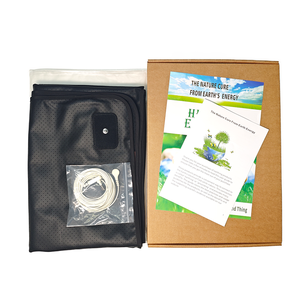 黑色PU皮革床用接地垫，导电透气防静电垫，促进睡眠和健康，厂家直供 - Product Image 2