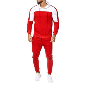 ชุด2ชิ้นเสื้อฮู้ดพิมพ์ลายสำหรับผู้ชายชุดวิ่งฤดูหนาวฤดูใบไม้ร่วงเสื้อวอร์มสำหรับผู้ชาย - Product Image 6