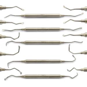 Ensemble de 5 instruments de levage de sinus dentaires en acier de haute qualité Instruments de laboratoire manuels pour la séparation/réflexion - Product Image 1