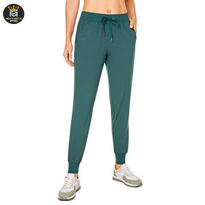 กางเกงขายาวทรงตรงสำหรับผู้หญิง ผ้าแคนวาส 100% ระบายอากาศ แห้งเร็ว มีเชือกผูกปรับได้ หลายกระเป๋า เหมาะสำหรับฤดูหนาว - Product Image 2