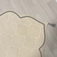 Tapis de Prière Épais en Mousse, Tapis de Prière Musulman, Tapis Islamique sur Mesure, Design Turc Personnalisé, Tapis Islamique Musulman à Gland
