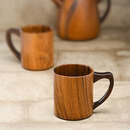 Taza de madera tradicional Taza de madera natural personalizada para bodas y ocasiones especiales - Product Image 3