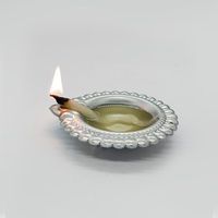 Diya en fer pour décoration de Diwali Diwali Pooja éclairage traditionnel décoratif pour la maison pour les festivals et les cérémonies