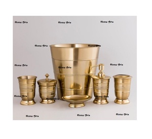 Taille et forme personnalisées Ensemble de salle de bain Design tendance Ensemble de salle de bain en métal de couleur noire pour fournisseur en gros - Product Image 4