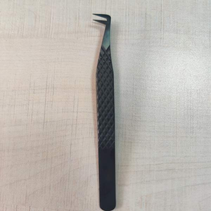 Pinzas profesionales para extensión de pestañas, puntas de fibra, Etiqueta Privada, pinzas de volumen de 90 grados para extensión de pestañas - Product Image 4
