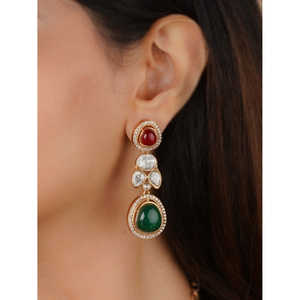 ชุดสร้อยคอทองชุบสไตล์วินเทจแบบคริสเตียน ประดับมุกเทียม รุ่น PK-S221 สำหรับสุภาพสตรี เครื่องประดับสแตนเลสอย่างดี ของขวัญสำหรับเจ้าสาว - Product Image 2