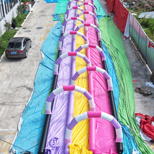 Toboggan <span class=keywords><strong>aquatique</strong></span> gonflable géant de 180 pieds, en PVC commercial, pour fêtes en plein air, <span class=keywords><strong>parc</strong></span> <span class=keywords><strong>aquatique</strong></span> <span class=keywords><strong>avec</strong></span> pompe à air - Product Image 2