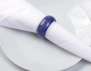 Nouveau Style fait à la main ronds de serviette Unique tourbillon résine porte-anneau de serviette Table à manger décorations de mariage porte-serviettes en résine - Product Image 2