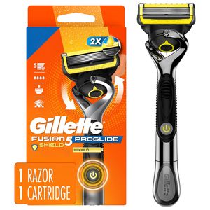 Maquinilla de Afeitar Gillette Fusion5 ProGlide Shield para Hombre, 1 Maquinilla de Afeitar, 1 Recambio, 2x Lubricación - Product Image 1