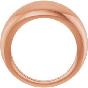 Stuller <b>Dome</b> <b>Ring</b> 14K Gold for Wedding-Model 50199:765271P - Product Image 2