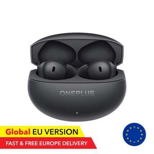 Écouteurs intra-auriculaires sans fil OnePlus Buds 4 True Wireless, version européenne, avec chipset Qualcomm, fonction étanche et indicateur de batterie LED - Product Image 1