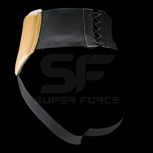 Protège-aine résistant aux chocs élevés pour le karaté, le taekwondo et le MMA avec large ceinture élastique - Product Image 3