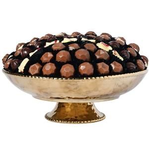 Cuenco de chocolate hecho a mano de lujo de chocolate de primera calidad al por mayor perfecto para bodas cuenco de chocolate de metal de calidad superior - Product Image 6