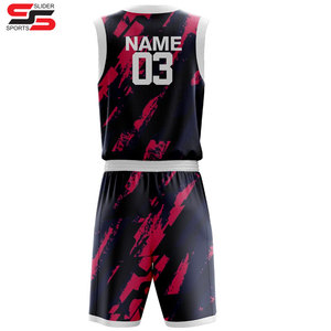 Maillots et shorts de basket-ball personnalisés professionnels confortables et respirants Tailles plus grandes Logo des joueurs de l'équipe de la ligue 100% polyester - Product Image 4