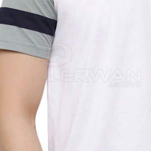 เสื้อยืดผู้ชายผ้าคอตตอนลาย100% แห้งเร็วสีพื้นคอกลมออกแบบโลโก้ได้ตามต้องการสไตล์สตรีท - Product Image 5