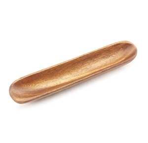 Cuenco para servir masa de madera Natural de alta calidad, ensaladera desechable, cuchara, cubiertos para uso en el hogar, Hotel, restaurante - Product Image 2