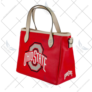 Vente en gros Forte demande Meilleure qualité Personnalisation Ohio State Buckeyes Victory Scarlet and Cream Purse - Product Image 2
