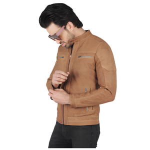 Brown <b>Leather</b> <b>Jacket</b> Men Women Cowhide Genuine Full Grain Motorcycle Biker Bomber Coat Trench <b>Blazer</b> Vest Sherpa Fur OEM Service - Product Image 3