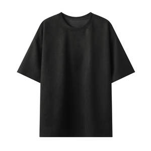 T-shirt à manches courtes d'été Hommes Mode Casual Wear T Shirt Streetwear Drop Shoulder 100% Cotton Jersey Blank Plain T-Shirt - Product Image 2