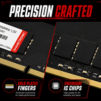 Module de mémoire RAM de bureau SHARETRONIC 16 Go DDR4 3200 MHz UDIMM, 288 broches DIMM, mise à niveau de la mémoire informatique pour PC