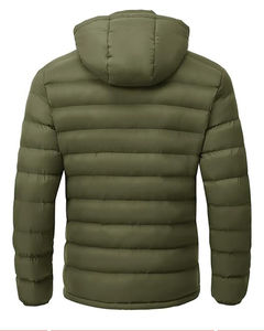 Blouson matelassé 2026 Street Trap Decoded Design, style hip-hop d'hiver, imperméable, réversible, respirant, col montant, devant - Product Image 5