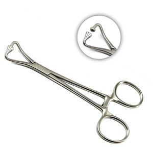 Pinces hémostatiques manuelles en acier inoxydable de haute qualité Pinces à serviettes à billes et à douille Utilisation dentaire Classe II Certifié CE - Product Image 1