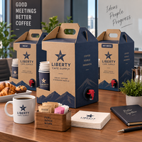 Distributeur de boissons personnalisé AT PACK avec robinet, boîte de transport portable pour cafés, traiteurs et événements