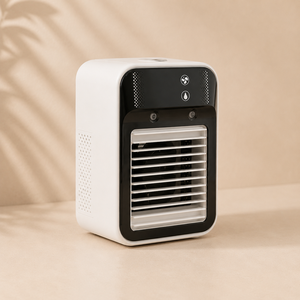 Unisex Portable Air Cooler Fan Digital Display Low Energy Saving Heating/Cooling Only <b>Battery</b> <b>Operated</b> Protable Air Conditioner - Product Image 1