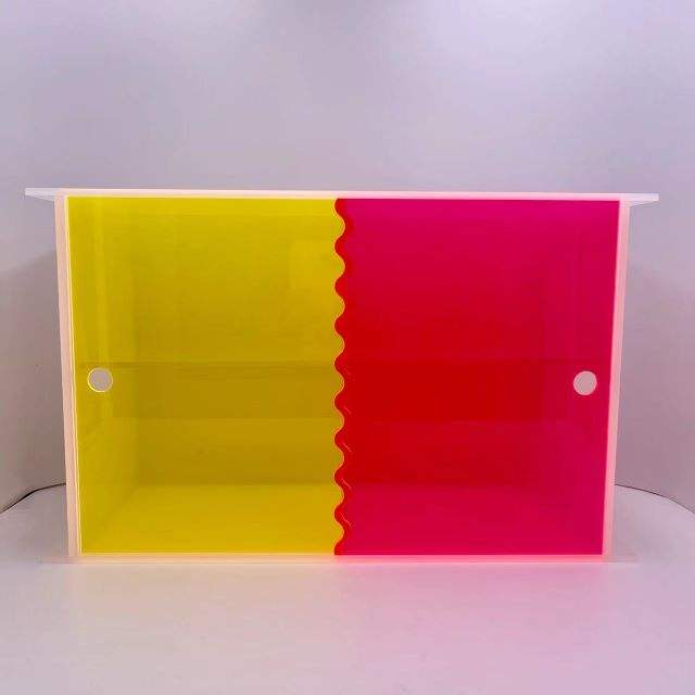 Yellow + pink + white