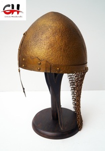 Casque nasal normand médiéval d'Halloween Casque Vikings Casque en acier de calibre 18. - Product Image 3