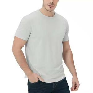 Wholesale 100% Cotton 180g Knitted Fabric Solid O-<b>Neck</b> Short Sleeve <b>T</b>-<b>Shirt</b> with Custom Logo Printing <b>for</b> <b>Men</b> and Women - Product Image 1