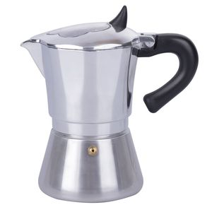 Macchina per Caffè Espresso SChef a 6 Tazze, Elettrica a Induzione, Corpo in Alluminio, Spina USA, per Hotel e Uso Domestico, Certificata ROHS e GS - Product Image 1
