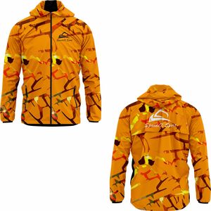 Chaqueta Cortavientos Impermeable de Invierno para Hombre con Logotipo Personalizado, Cierre de Cremallera, Transpirable, Estampado Personalizable a Rayas - Product Image 3