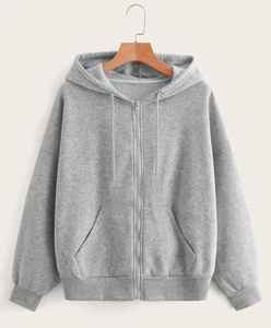 Venta al por mayor ODM/OEM hombres y mujeres Puls tamaño sudaderas con cremallera completa Logotipo de impresión personalizada 100% algodón invierno con capucha - Product Image 3