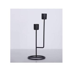 Bougeoirs modernes minimalistes en métal pour bougies chauffe-plat, coniques et cylindriques, idéaux pour la décoration de la maison, du bureau et de la chambre à coucher - Product Image 3