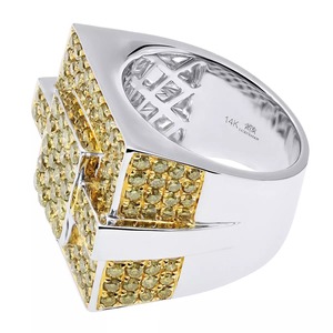 King Ring 14K Or Rose Hip Hop VVS Moissanite Bague en diamant en argent sterling 925 Style classique pour la fête de mariage certifié IGI - Product Image 2