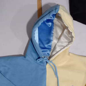 Sudadera con Capucha Unisex al por Mayor, Personalizada, de Felpa Francesa, con Bloques de Color, Talla Extra Grande, de Poliéster/Algodón, Antibolitas, para Primavera - Product Image 2