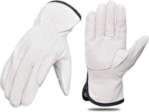 Guantes de tela de cuero resistente al fuego duraderos impresos con logotipo personalizado ajuste seguro para uso industrial al aire libre térmico para uso diario - Product Image 5