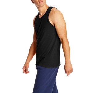 Factory Hot Sale Sport <b>Men's</b> Fitness 100% Cotton Tank Top Breathable Work Out Wear Jogger <b>Vest</b> for Running <b>Gym</b> for <b>Men</b> Tank Tops - Product Image 3