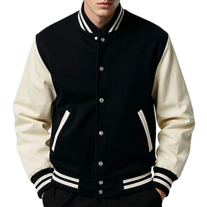 Chaqueta acolchada ecológica, chaqueta de invierno 2025, nuevo diseño, poliéster, algodón y botones cubiertos, chaquetas universitarias - Product Image 6