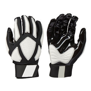 Gants de football américain sur mesure en gros OEM, respirants, en polyester doux, antidérapants, sans silicone, faciles à porter, prix raisonnable - Product Image 1