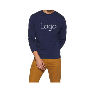 Personnalisé vierge français éponge polaire personnalisé col rond goutte épaule luxe 100% coton sweats à capuche Streetwear décontracté hommes sweat - Product Image 1