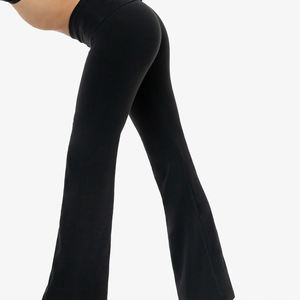 Pantalon de jogging en bambou pour femme, jersey organique, taille élastique, legging de yoga, jogging doux avec poche, pantalon écologique pour femme - Product Image 3