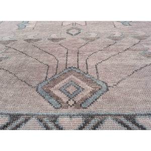 พรมขนสัตว์ถักมือสีเทาดำลายเหรียญตรา รูปทรงสี่เหลี่ยมผืนผ้า สำหรับปูทางเดินในบ้าน รุ่น Skwl-573 - Product Image 3