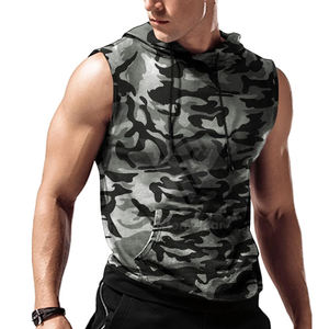 Sweat-shirts d'entraînement sans manches de haute qualité pour vêtements de sport, vêtements de sport tendance, streetwear léger, sweat-shirts d'entraînement - Product Image 2