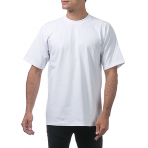 T-shirt ras du cou à manches courtes Cool & Dry Performance pour hommes Pro Club T-shirt ras du cou à manches courtes en coton épais pour hommes - Product Image 3