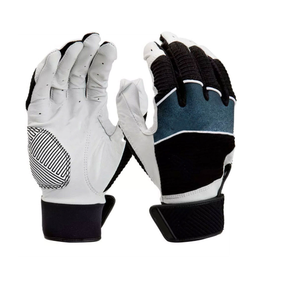 Guantes de béisbol de calidad profesional de fábrica directa, guantes de bateo de cuero con logotipo y color personalizables - Product Image 3